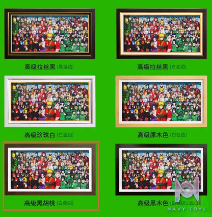 Yu Zhi Jiang Studio – Naruto Multiple Characters Series #1 3D Decorative Painting Naruto