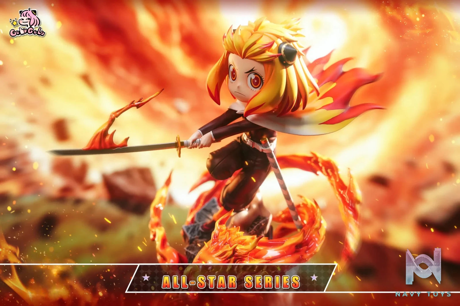 GULUGULU Studio – Anya Cosplay Demon Slayer Kyojuro Rengoku Spy x Family