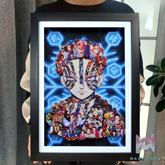 KALA HOME Studio – Demon Slayer Multiple Characters #21 3D Decorative Painting Demon Slayer