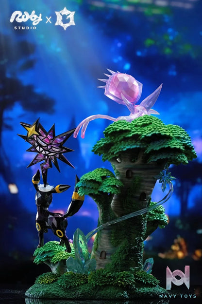 Ruby Studio - Espeon & Umbreon - Pokemon resin statue Ruby Studio anime figure