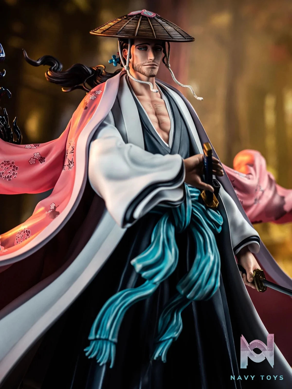 Kyoraku Shunsui - Bleach - IW x Niren Studio resin statue IW Studio x Nien Studio anime figure