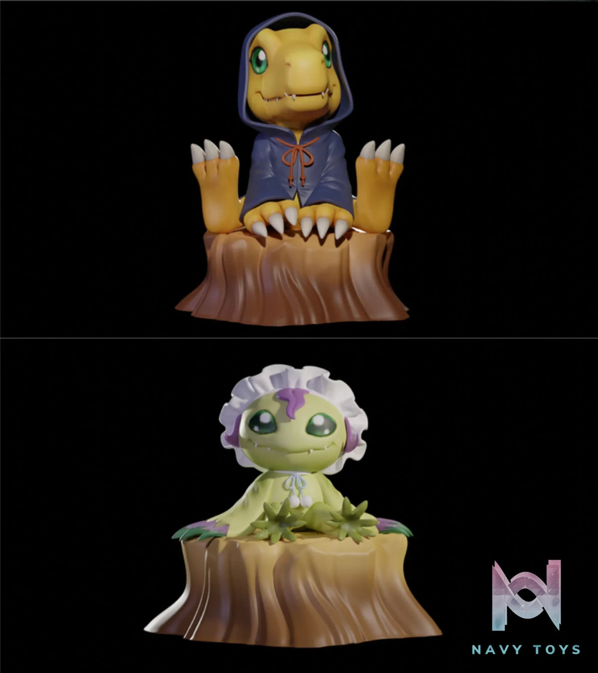 Digivice Studio – Digimon Agumon And Palmon