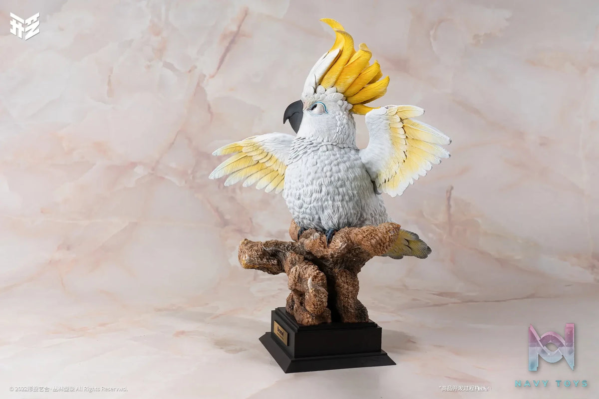 Xing Tou Yi He Studio – Jungle Catalog 003 Cacatua galerita Sulphur-crested Cockatoo Bromel (Licensed)
