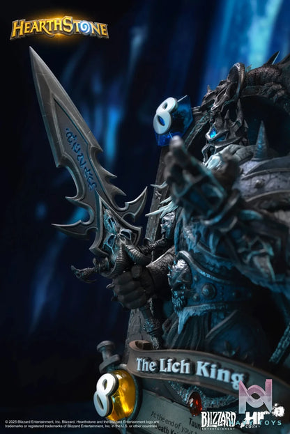 HEX Collectibles – Blizzard Official Licensed Hearthstone Lich King Card Art Statue HEXFRAME04 (Licensed)