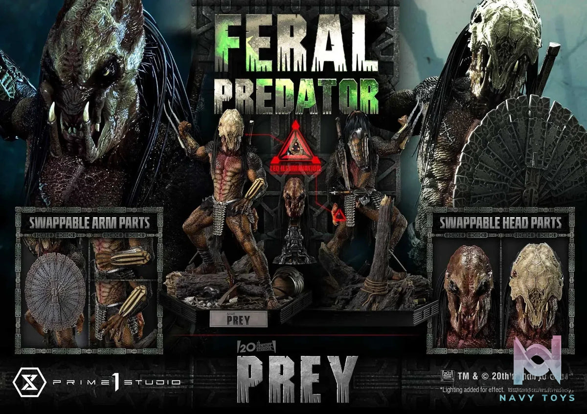 Prime 1 Studio – Museum Masterline Prey Feral Predator MMPR-07 MMPR-07DX MMPR-07DXS (Licensed)