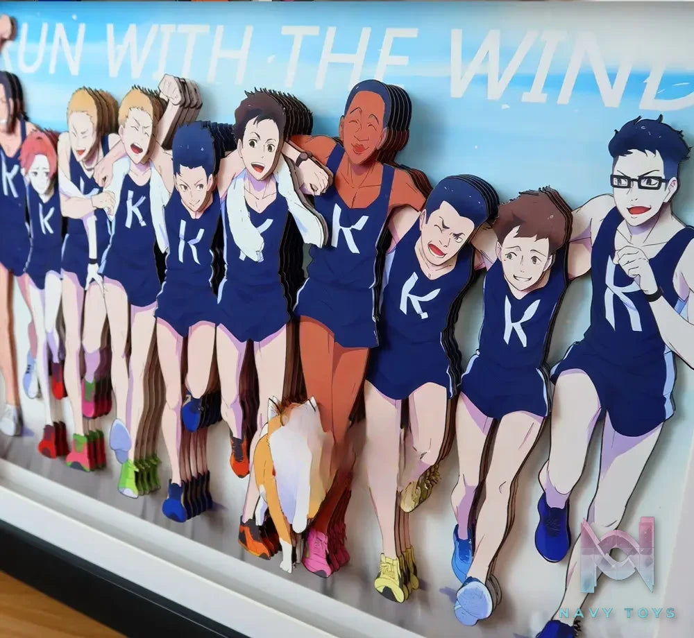 KALA HOME Studio – Run with the Wind Multiple Characters #02 3Decorative Painting Run with the Wind