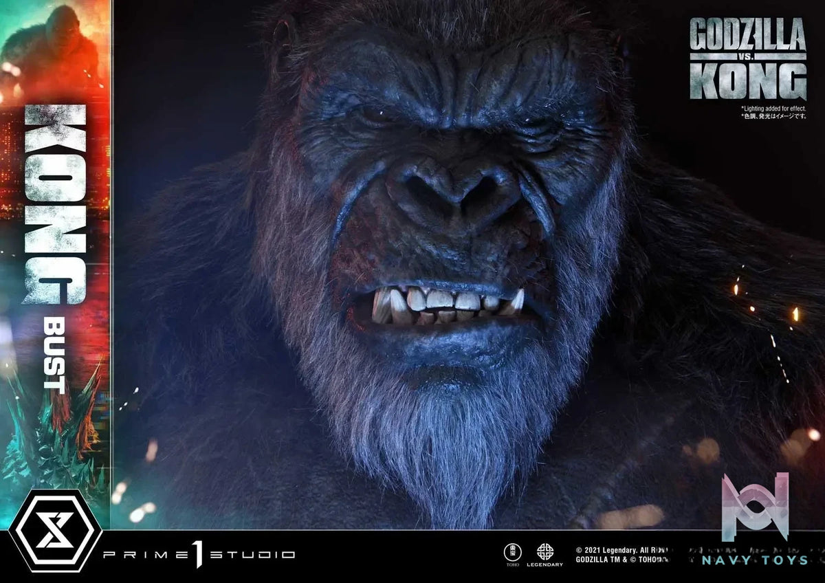 Prime 1 Studio – Life Size Bust Godzilla vs Kong Kong LSGVK-02 (Licensed)