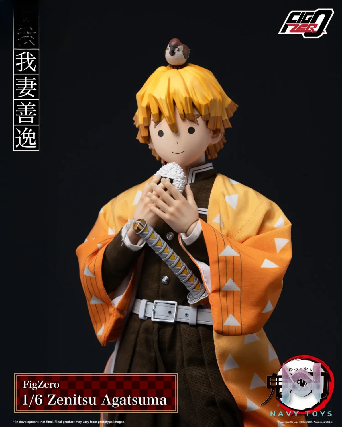 Threezero – Demon Slayer: Kimetsu no Yaiba FigZero 1/6 Zenitsu Agatsuma 3Z06690W0 (Licensed)