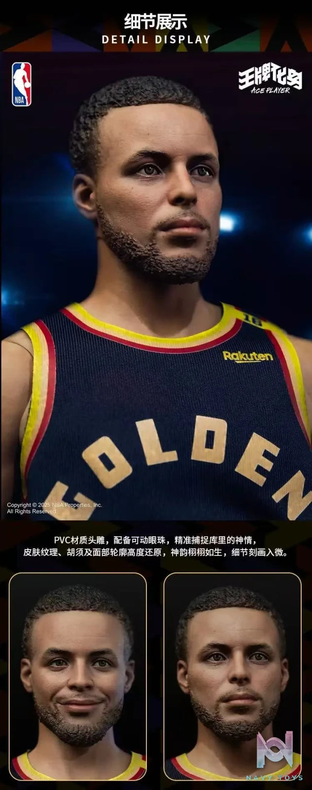 Infinity Studio – Stephen Curry 1/6 Action Figure (Licensed)