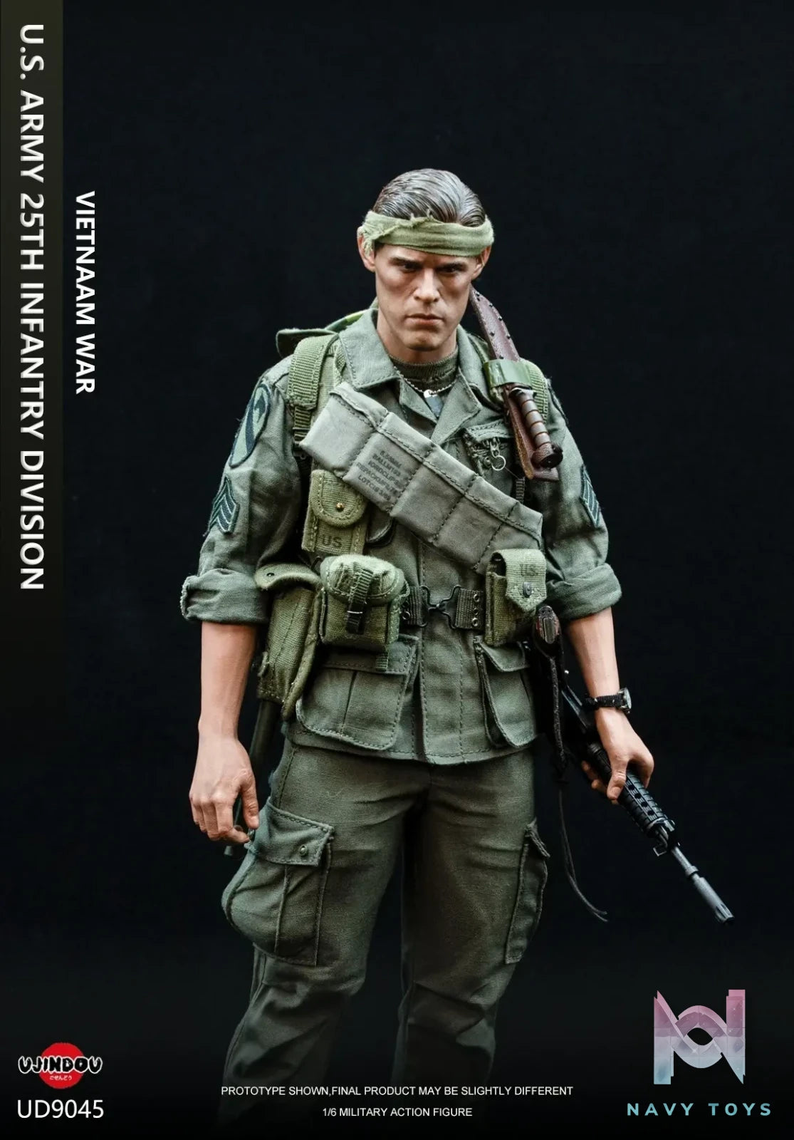 UJINDOU – U.S. ARMY 25TH INFANTRY DIVISION 1/6 VIETNAM WAR NO.UD9045 (Licensed)