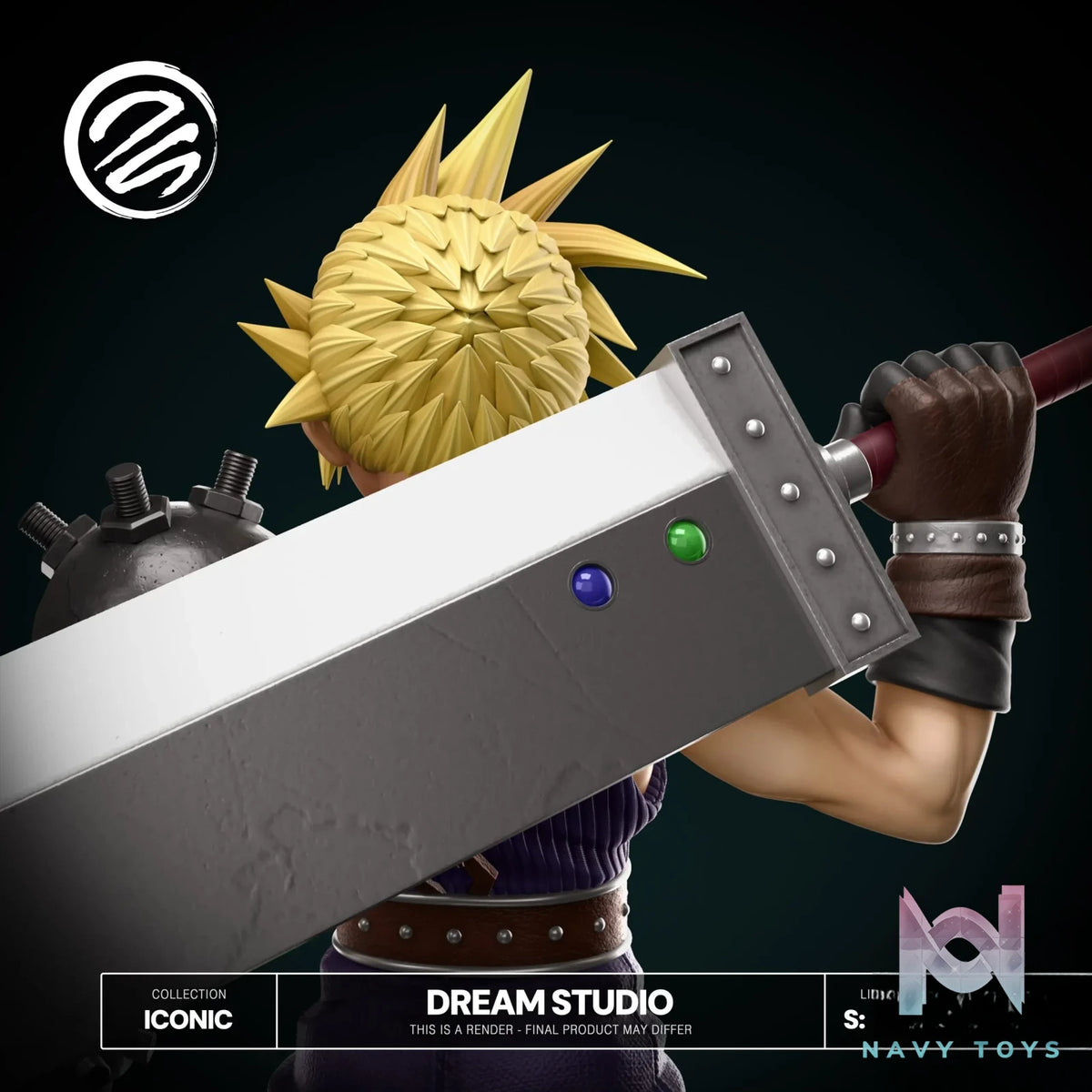 Dream Studio – Final Fantasy OG Cloud FFVII 2.0