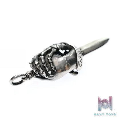 Raven Studio (silver jewelry) – 5th Anniversary Edition Dark “Awakening” Dagger Pendant Original