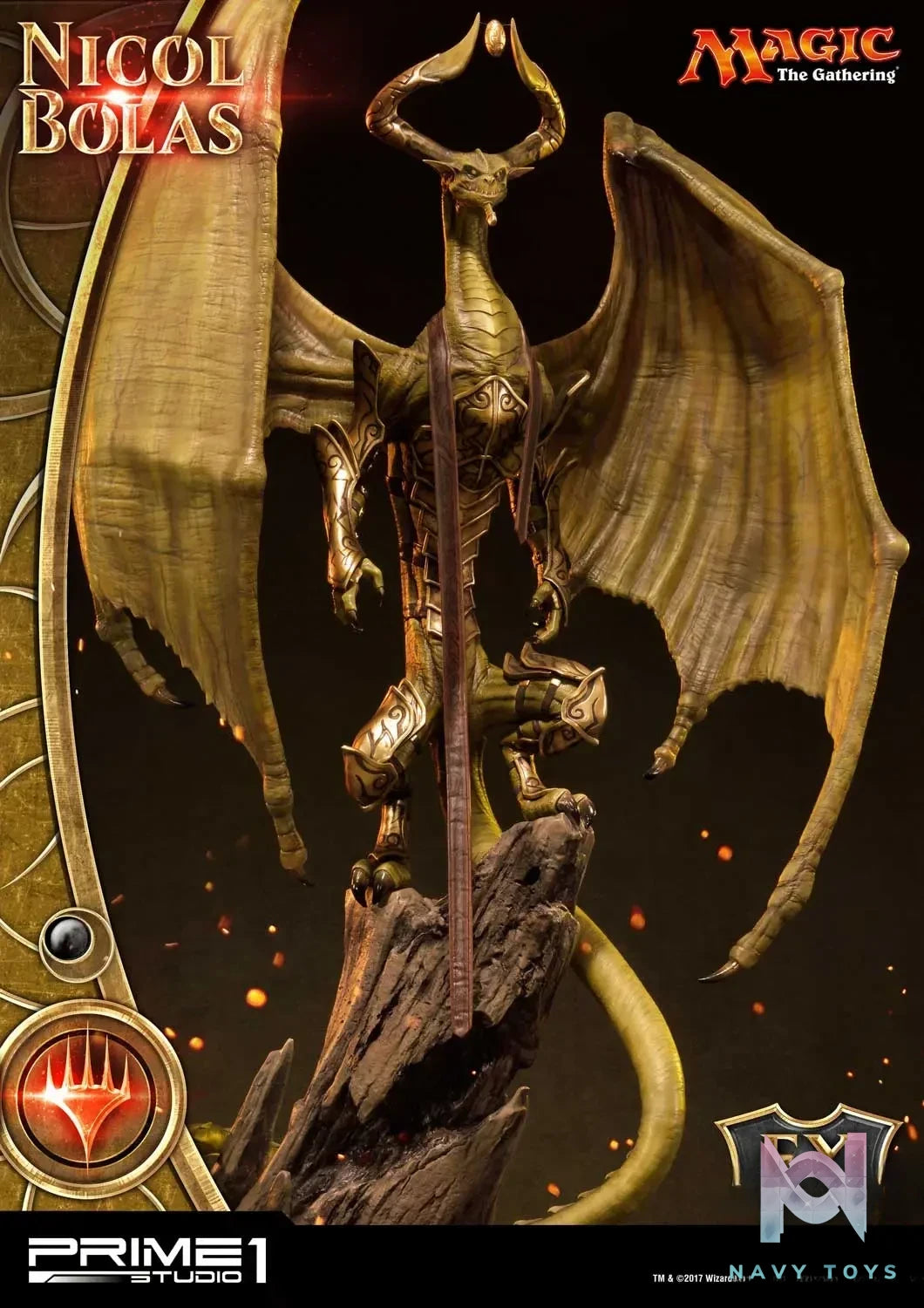 Prime 1 Studio – Premium Masterline Magic: The Gathering Nicol Bolas PMMTG-01 PMMTG-01EX (Licensed)