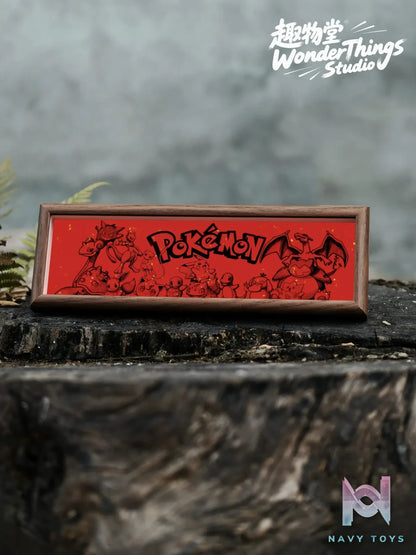 Wonder Things Studio – Pokémon Chinese Style Decorative Painting