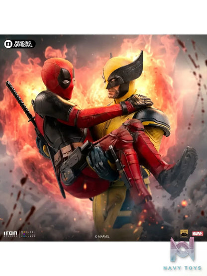 Iron Studio – Marvel Deadpool and Wolverine Statue MARCAS104724-10 (Licensed)
