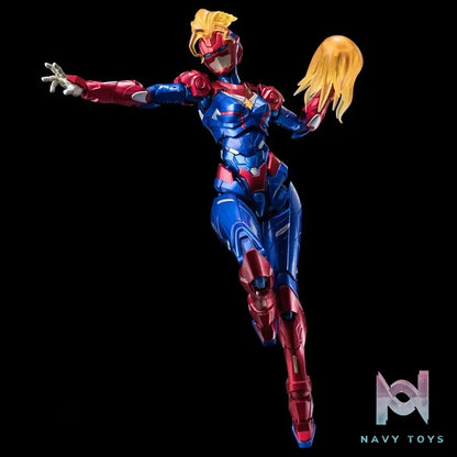 Sentinel – Fighting Armor Captain Marvel Action Figure (Licensed)
