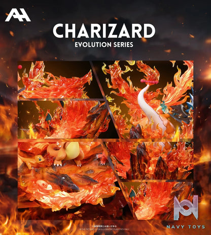 AH Studio – Pokemon Dynamax Charizard family