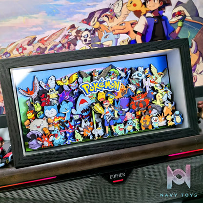 KALA HOME Studio – Pokémon Multiple Characters #18 3D Decorative Painting Pokémon
