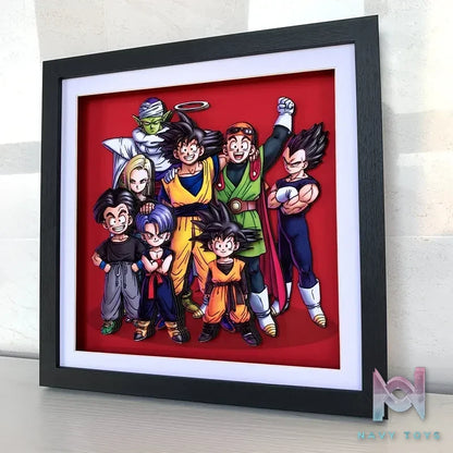 KALA HOME Studio – Dragon Ball Multiple Characters #07 3D Decorative Painting Dragon Ball