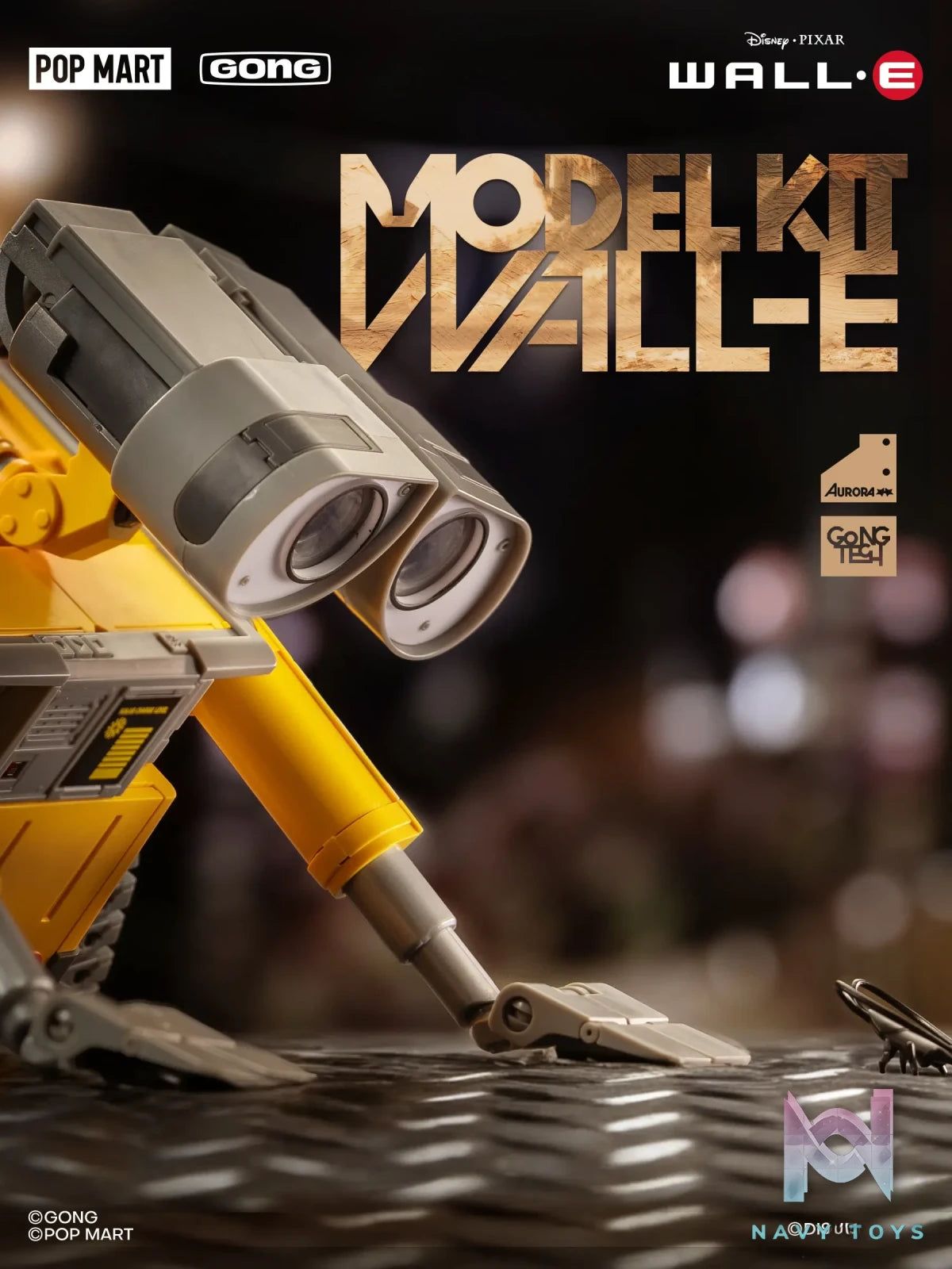GONG Studio – WALL E WALL-E Plastic Model Kit (Licensed)
