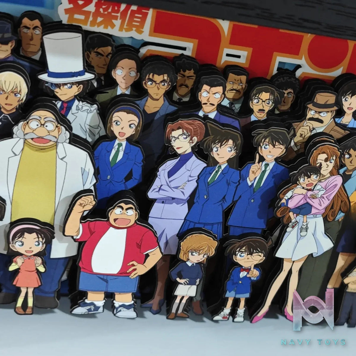 KALA HOME Studio – Detective Conan Multiple Characters #12 3D Decorative Painting Detective Conan