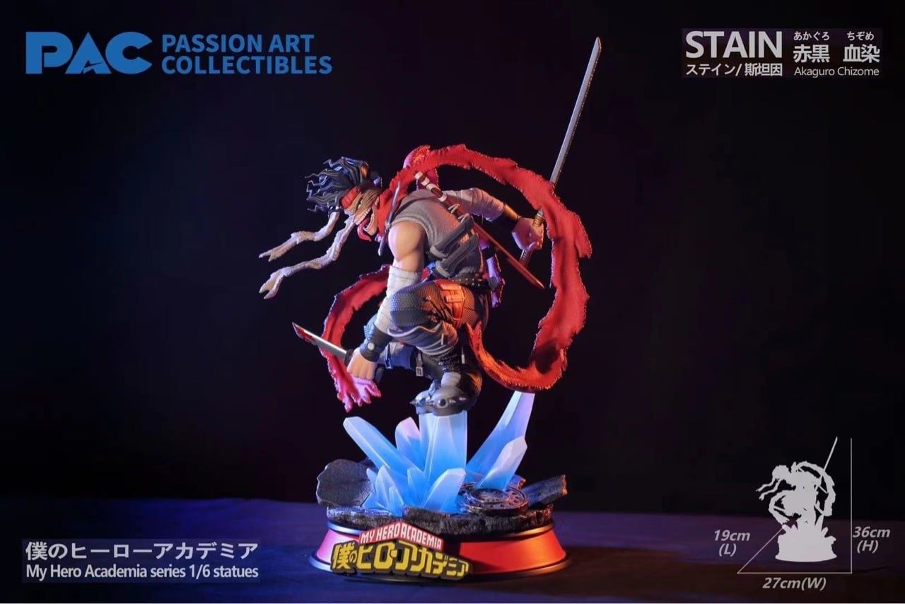 Stain - My Hero Academia - Passion Art Collectibles resin statue passion art studio anime figure