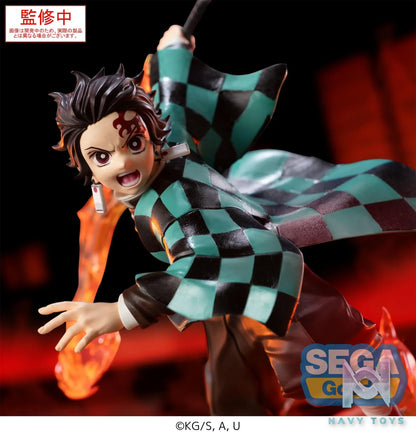 SEGA – XrossLink Anime Demon Slayer: Kimetsu no Yaiba Figure Tanjiro Kamado X Giyu Tomioka X Akaza (Licensed)