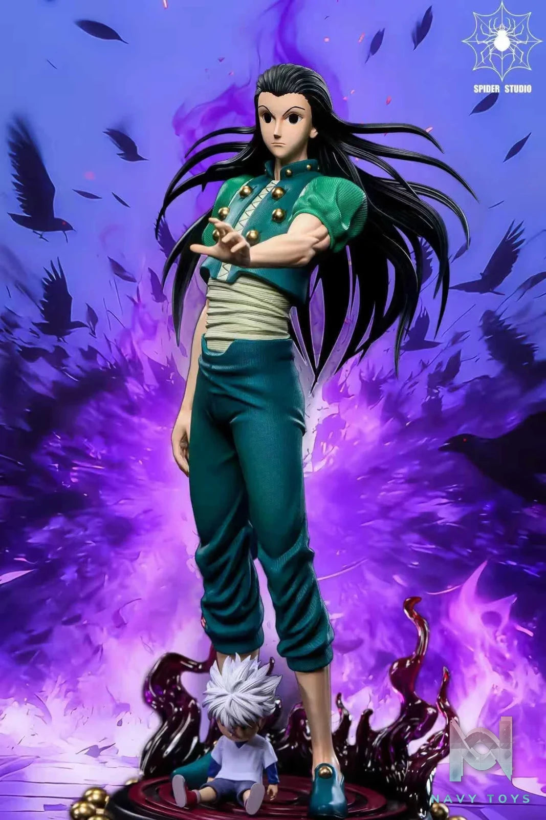Illumi Zoldyck resin statue Spider Studio anime figure