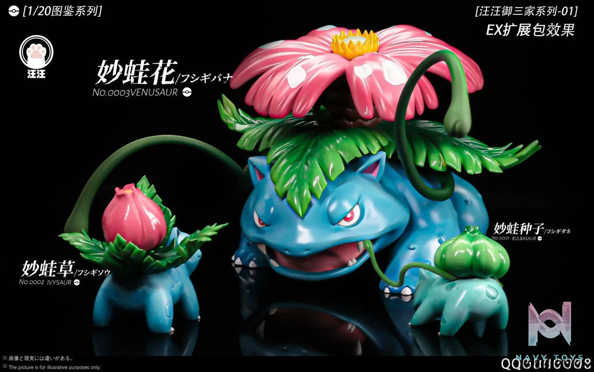 WangWang Studio – Pokémon Venusaur Evolution Set