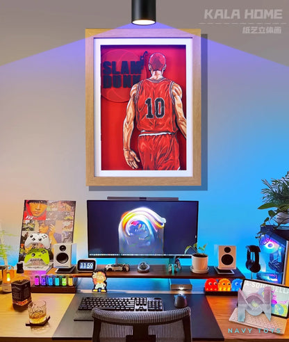 KALA HOME Studio – Hanamichi Sakuragi #02 3D Decorative Painting Slam Dunk