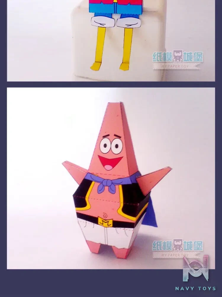 Qian Zhi Lu Studio – Bikini Bottom series 3D Paper Model DIY SpongeBob SquarePants