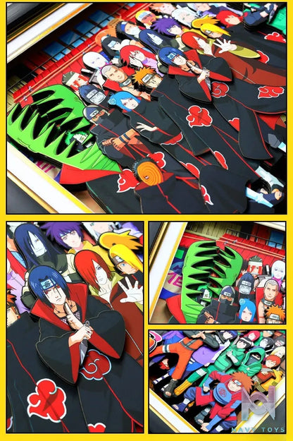 Yu Zhi Jiang Studio – Naruto Multiple Characters Series #2 3D Decorative Painting Naruto