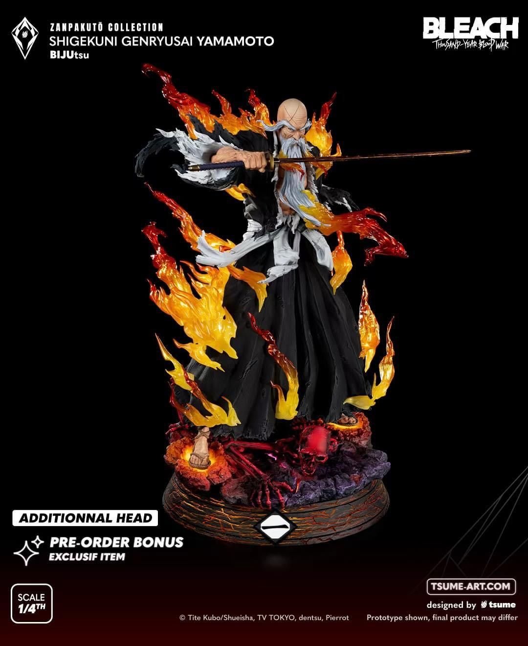 Genryusai Yamamoto - Bleach - Tsume Art resin statue Tsume Art Studio anime figure