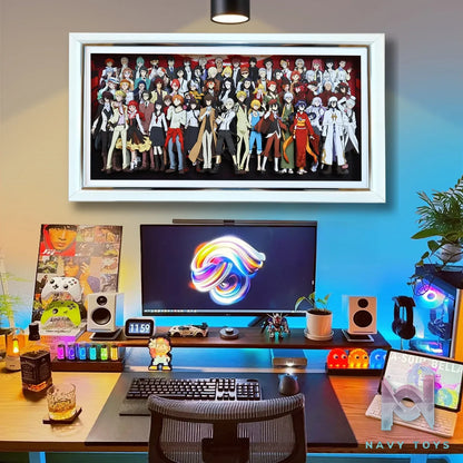KALA HOME Studio – Bungo Stray Dogs Multiple Characters #03 3D Decorative Painting Bungo Stray Dogs