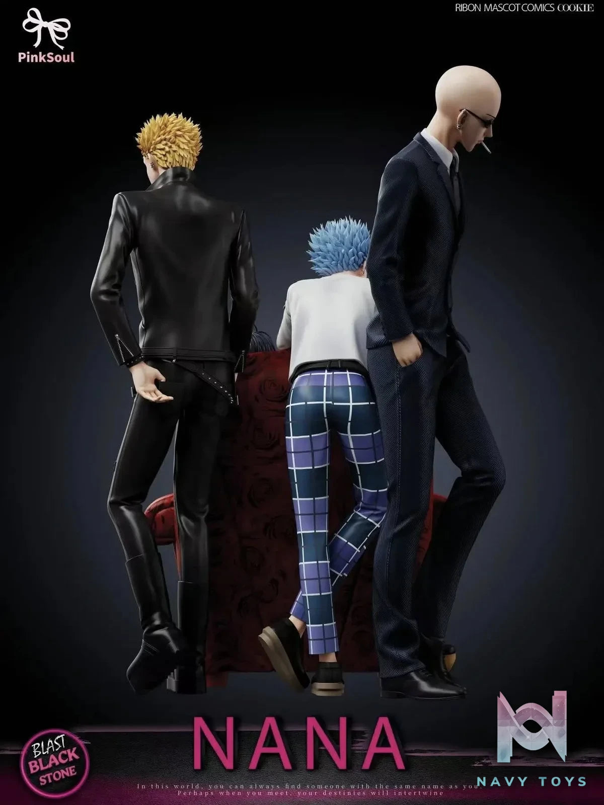 Nana,Takagi,Nobuo and Shinichi resin statue Pink Soul Studio anime figure