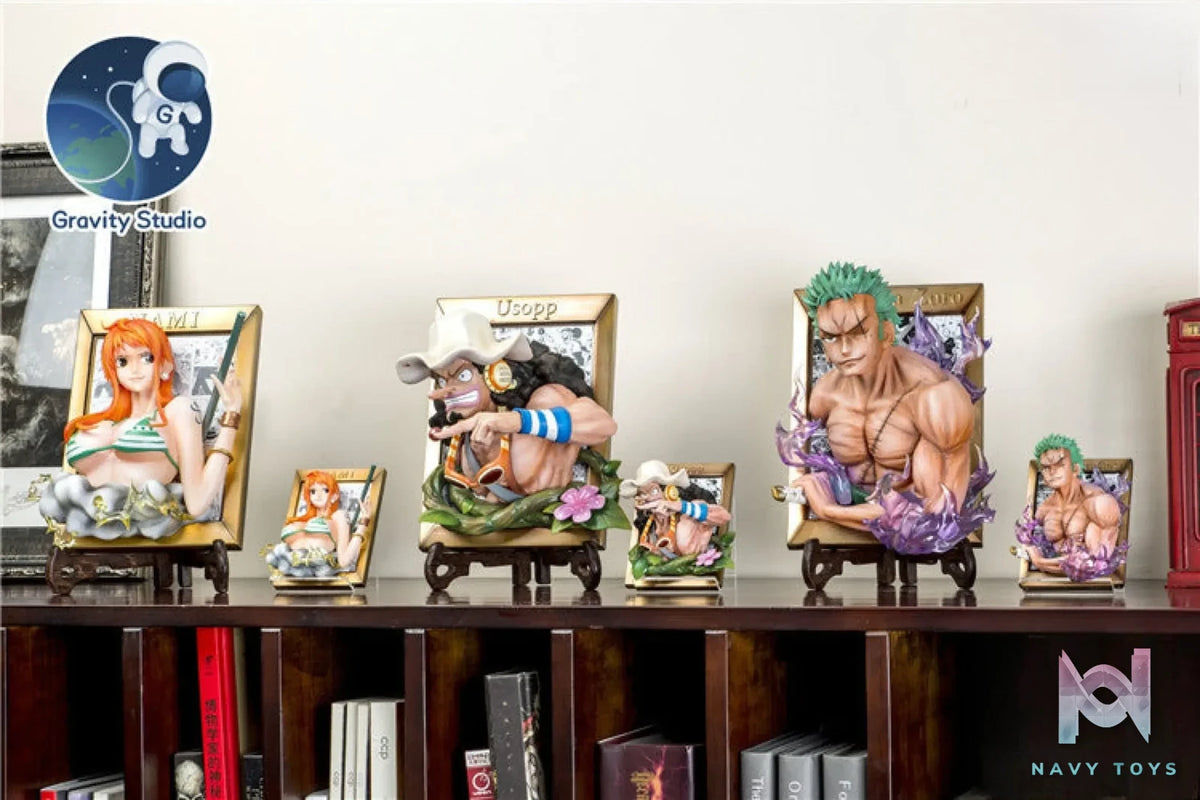 Gravity Studio – One Piece Zoro Nami Usopp 3D Photo Frame