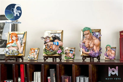 Gravity Studio – One Piece Zoro Nami Usopp 3D Photo Frame