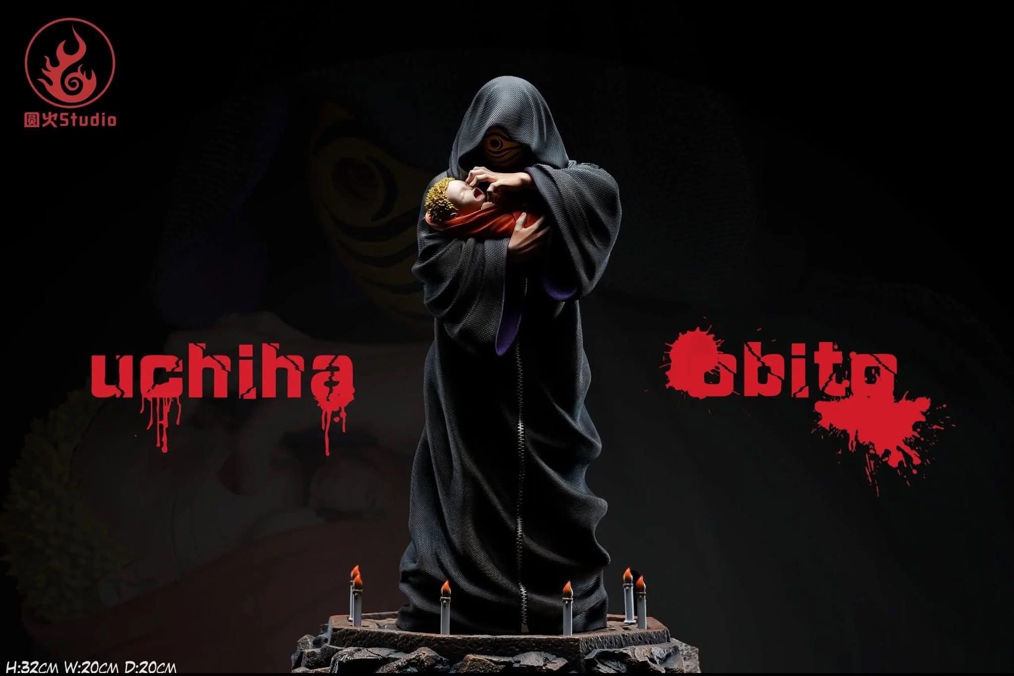 Uchiha Obito resin statue Yuan Huo Studio anime figure