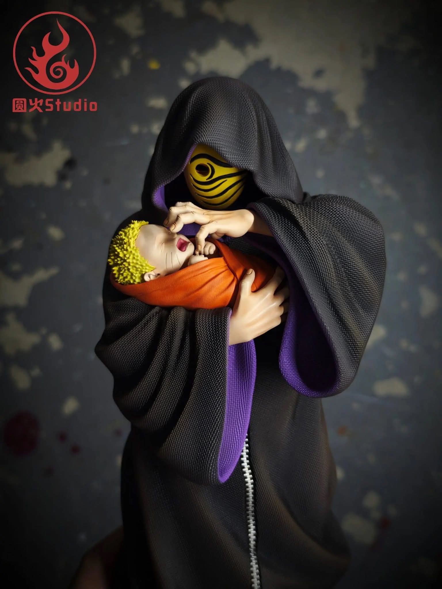 Uchiha Obito resin statue Yuan Huo Studio anime figure