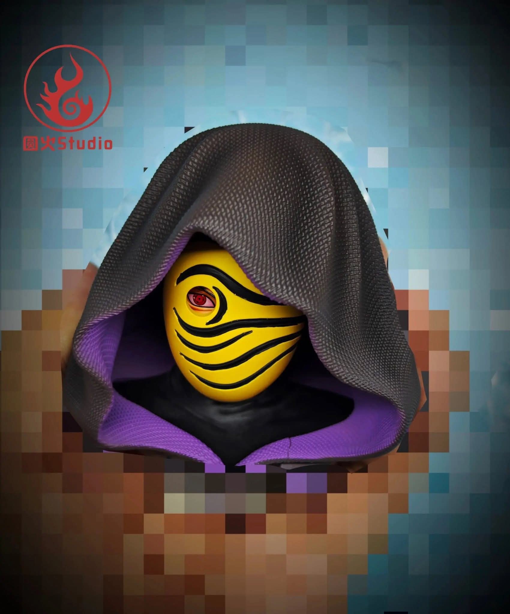 Uchiha Obito resin statue Yuan Huo Studio anime figure