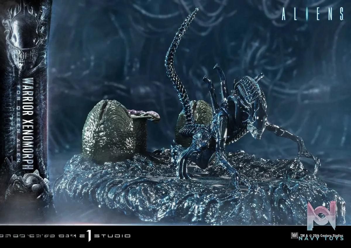 Prime 1 Studio – Ultimate Diorama Masterline Aliens (Film) Warrior Xenomorph for Queen Alien UDMAL-02 (Licensed)
