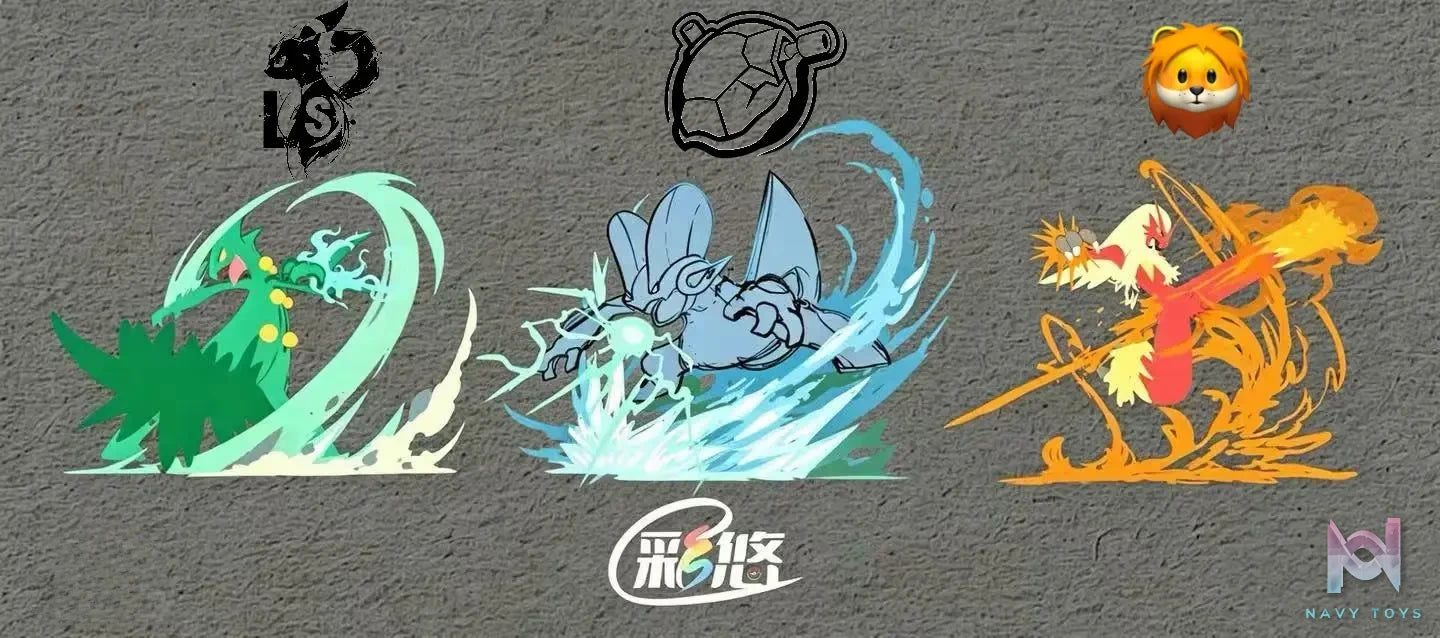 Cai You Studio – Sceptile Evolution Set Pokémon