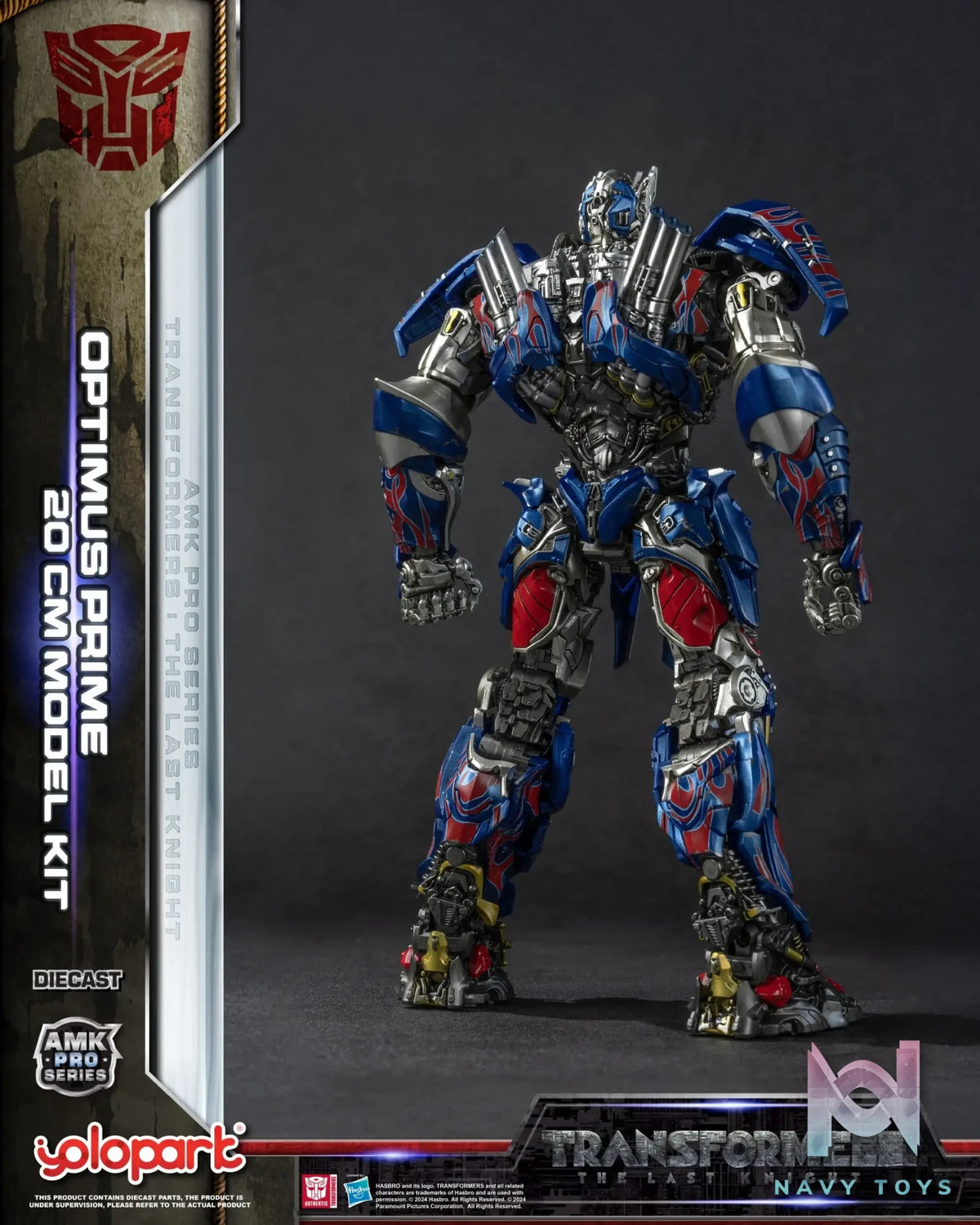 Yolopark Studio – Transformers: The Last Knight AMK PRO Series Optimus Prime Pre-Assembled Model