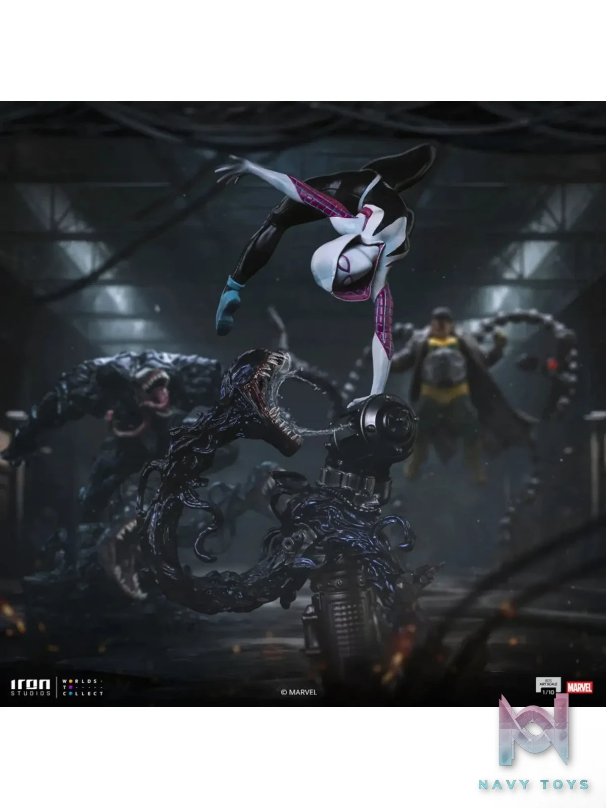 Iron Studio – Statue Ghost-Spider Spider-Man vs Villains Diorama Art Scale 1/10 (Licensed)