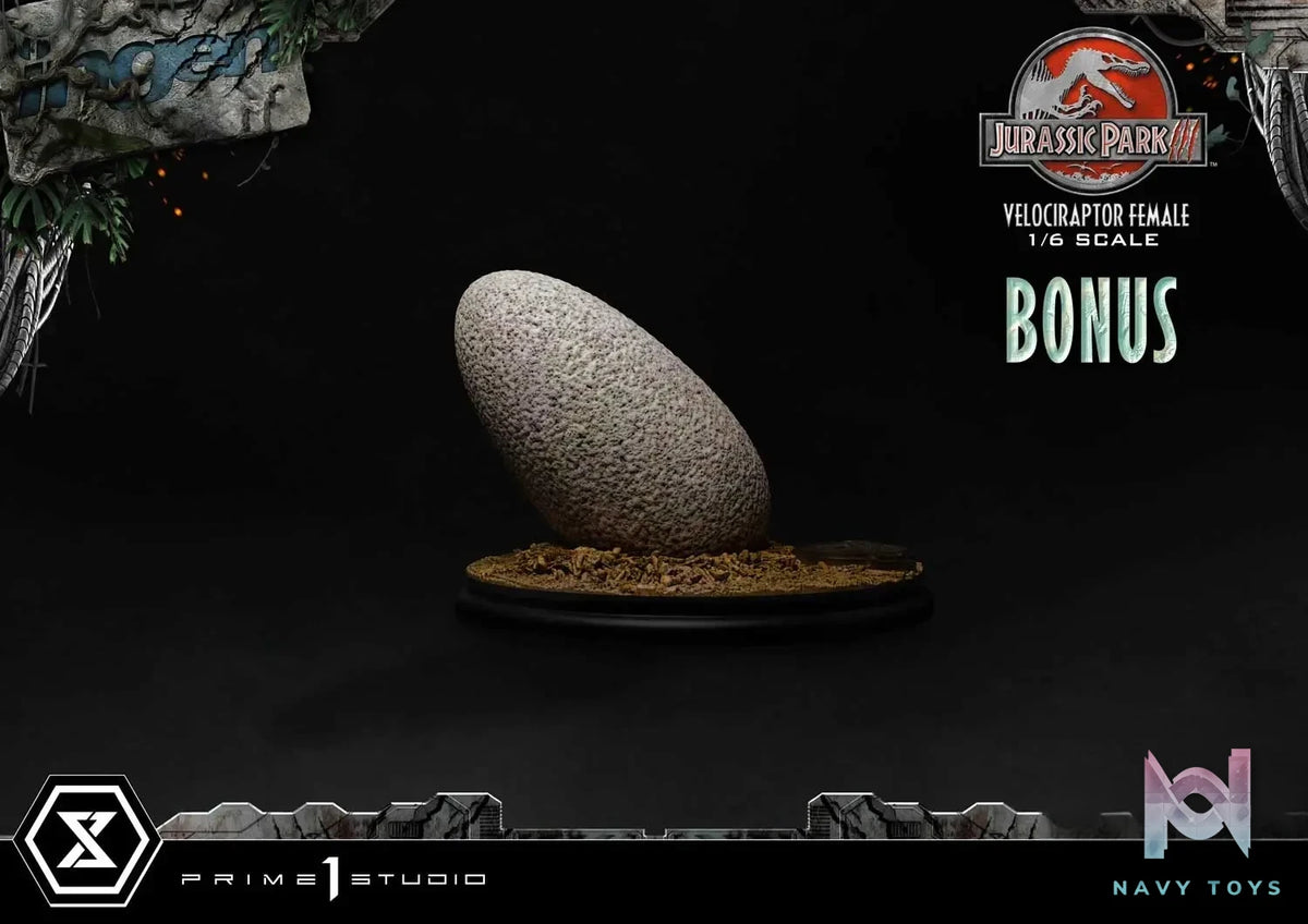 Prime 1 Studio – Legacy Museum Collection Jurassic Park III (Film) Velociraptor Female LMCJP-11 LMCJP-11S (Licensed)