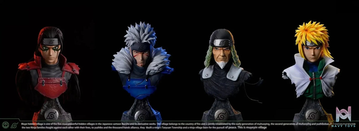 Surge Studio – Naruto Hokage Series Sarutobi Hiruzen and Namikaze Minato
