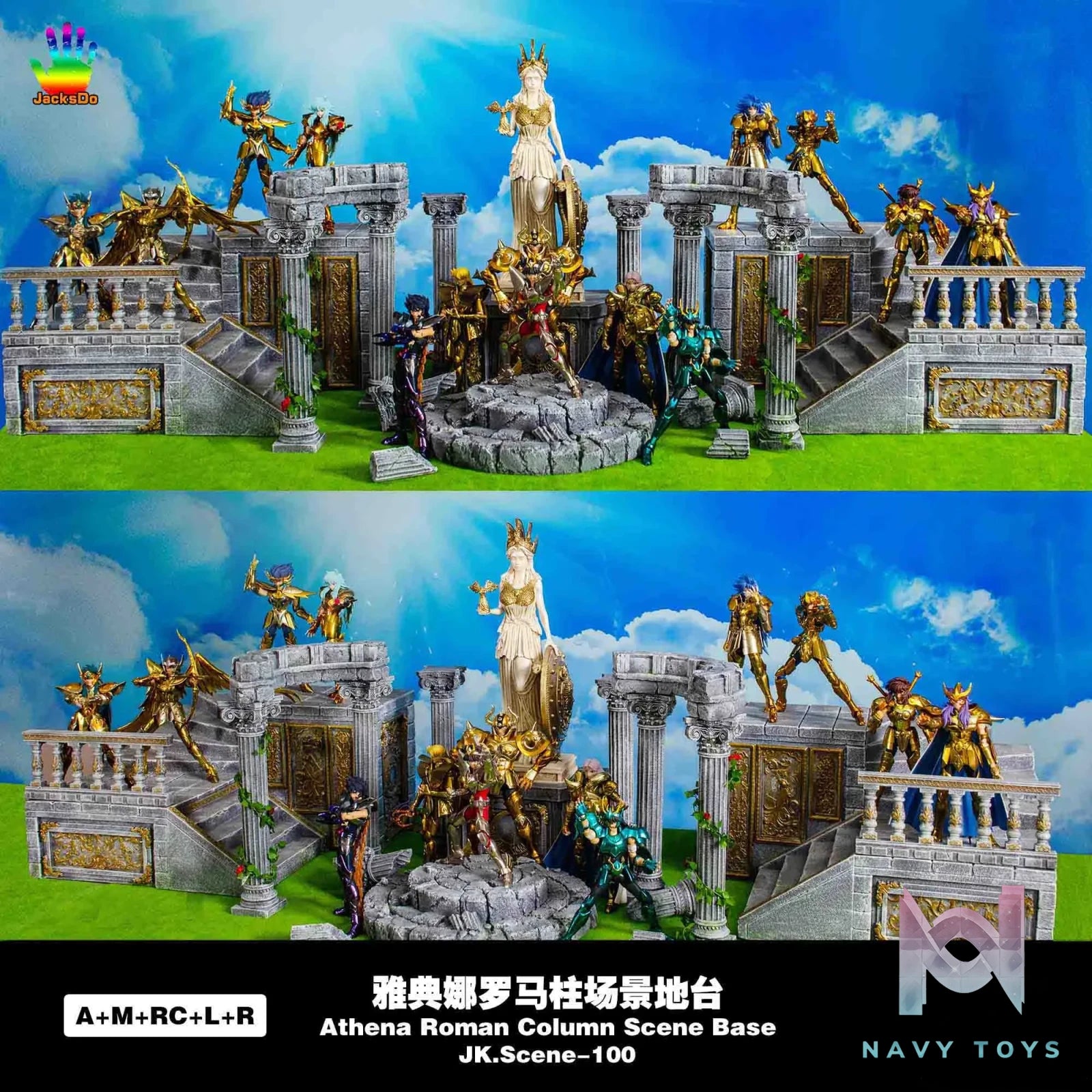 JacksDo Studio – Saint Seiya Athena Roman Column Scene Platform