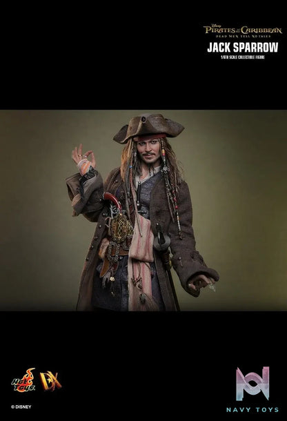 Hottoys – Pirates of the Caribbean: Dead Men Tell No Tales Jack Sparrow 1/6th scale Collectible Figure DX37 DX38 (Licensed)