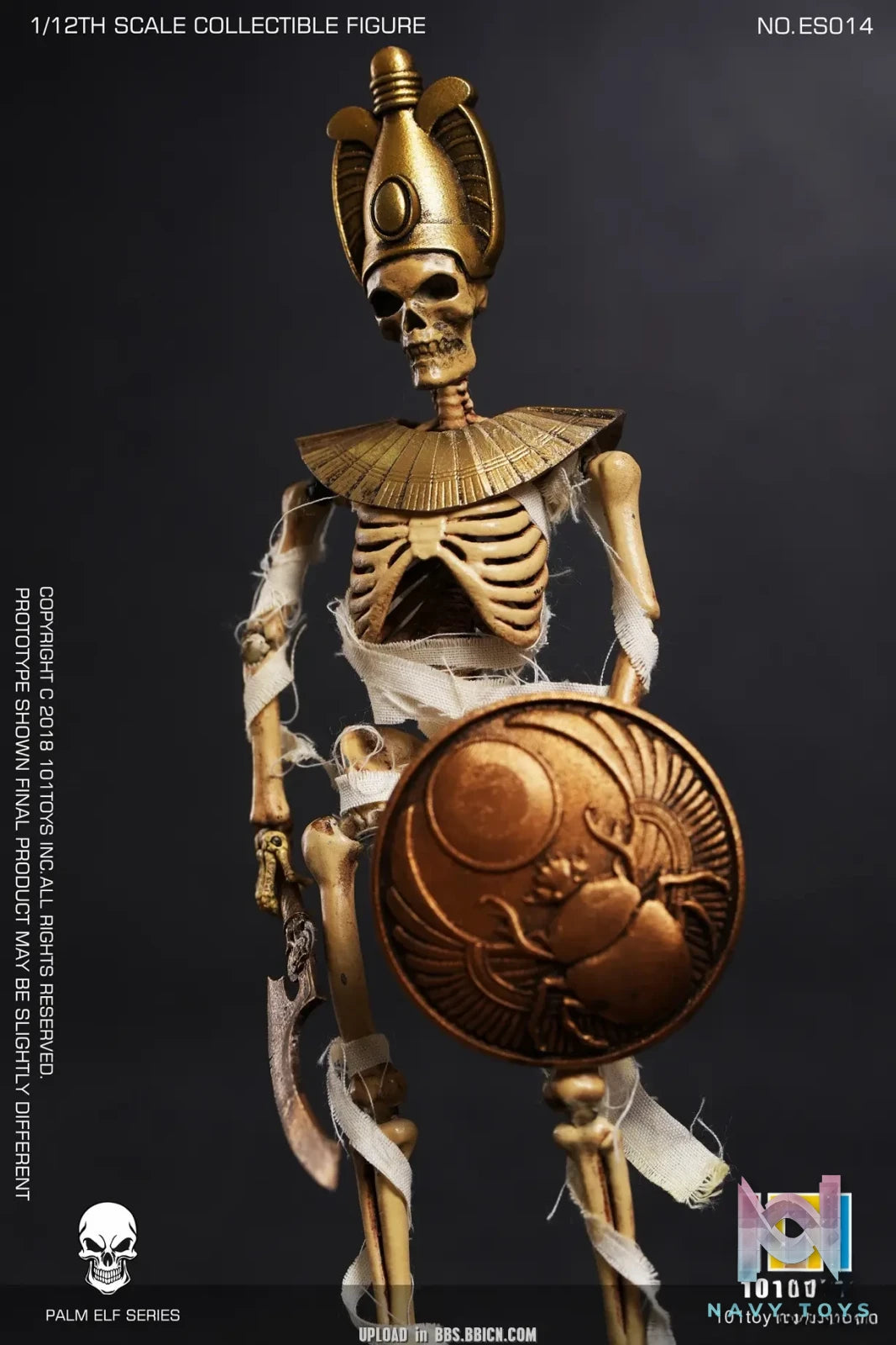 101Toys – Original PALM ELF SERIES- Skeleton Egyptian Mummy (Licensed)