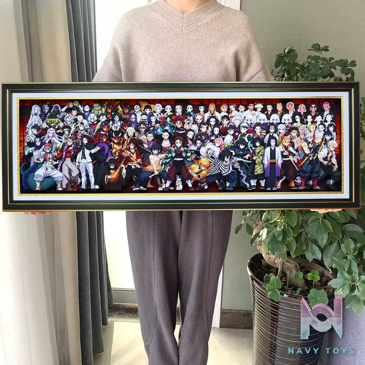 KALA HOME Studio – Demon Slayer Multiple Characters #22 3D Decorative Painting Demon Slayer